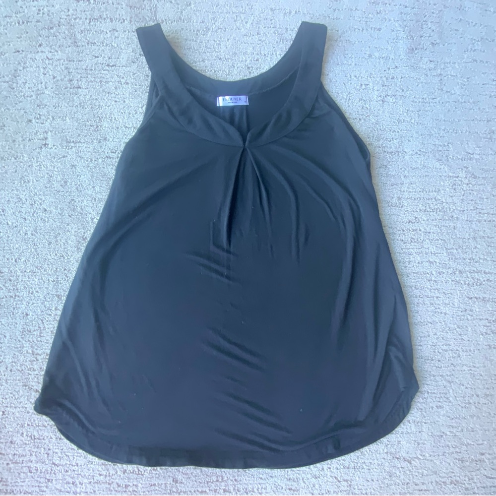 EKOOUAER Black Tunic Top Size Medium